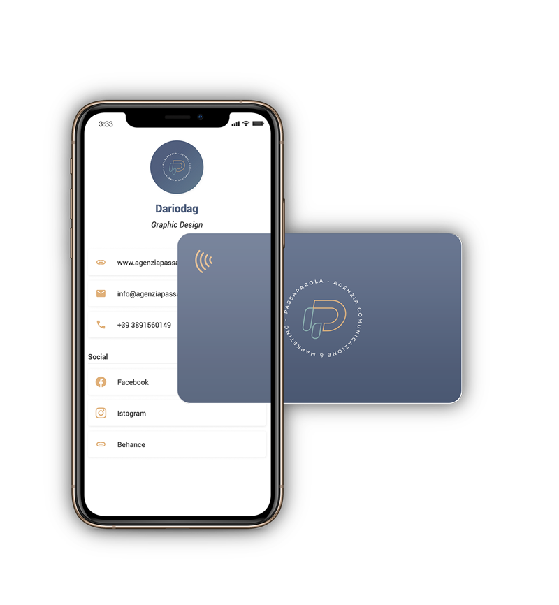 Bigliettini da visita digitali